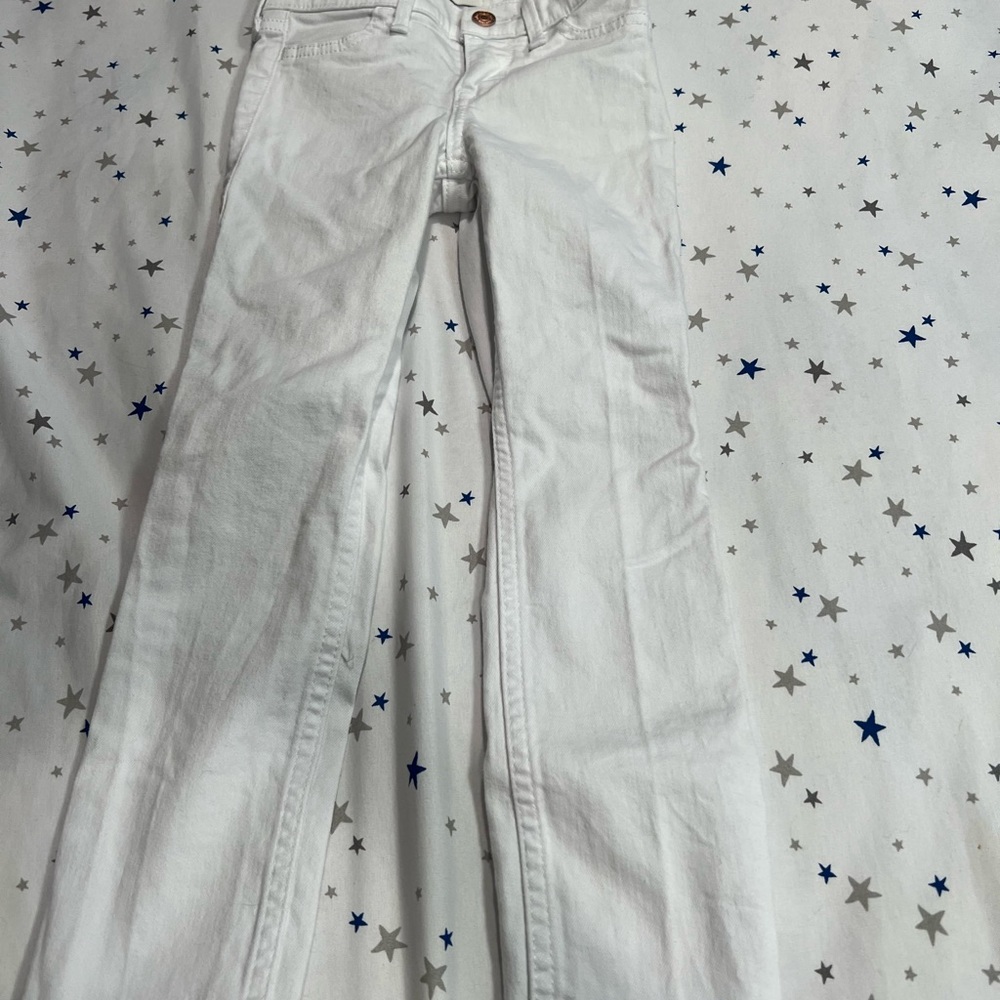 White  kids skinny jeans